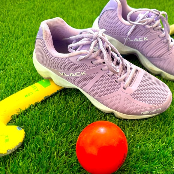 $65 - USED - TURF SHOE VLACK FIELD HOCKEY purple - Picture 1 of 14